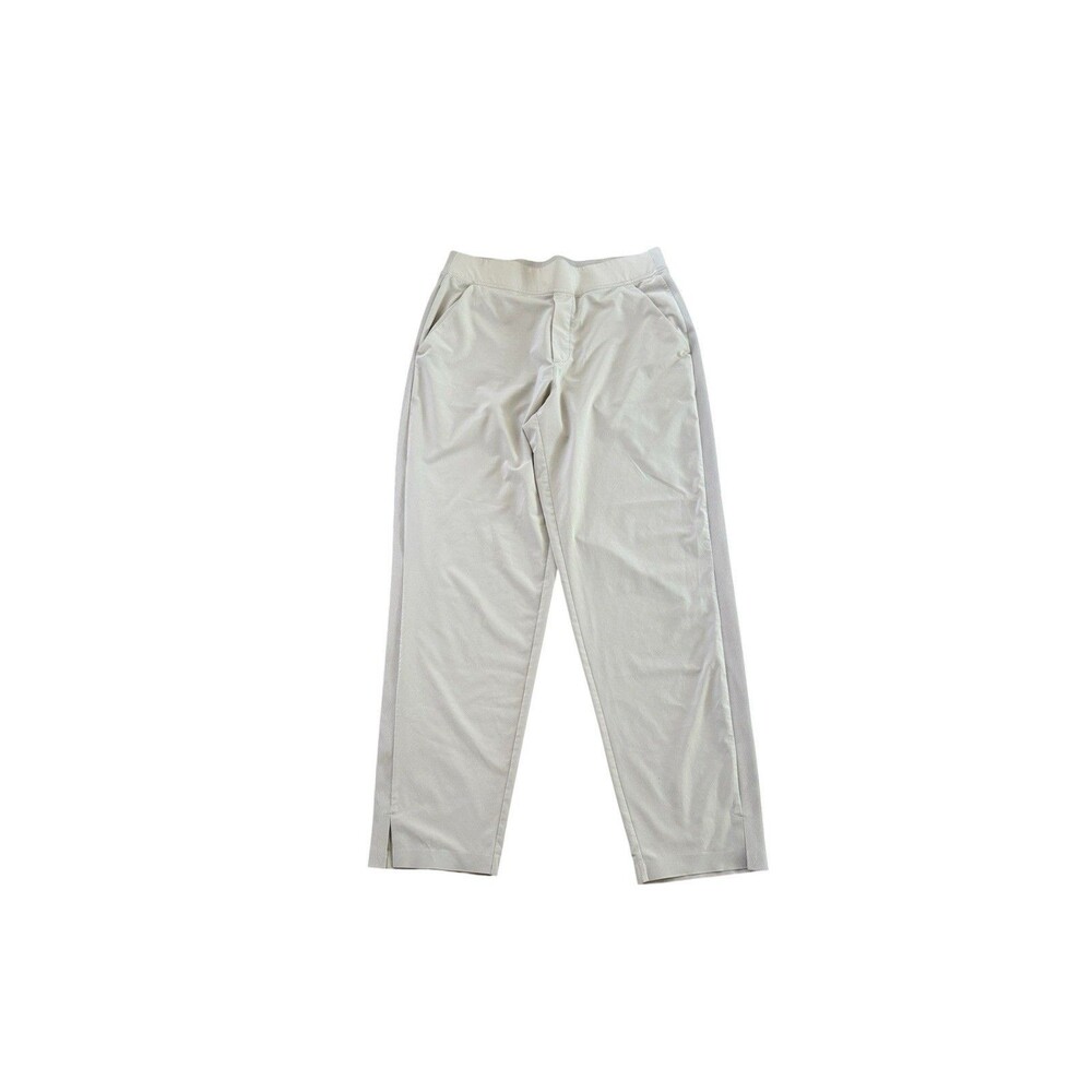 Athleta Brooklyn Mid Rise Ankle Pant #198671 Size 8  Beige Lightweight